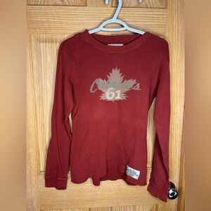 Charla’s waffle knit graphic